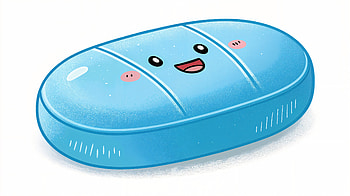 Playful Blue Pill - Ultra, blue pill, cute character, cartoon HD wallpaper