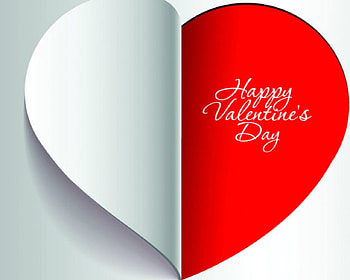 Happy Valentine's Day, heart, art, red, Valentines HD wallpaper