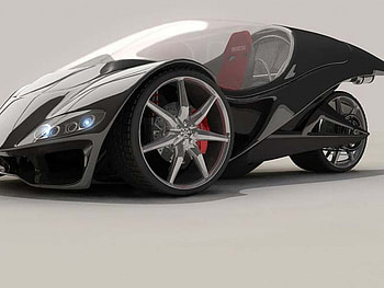 hodge hawk large 11, black car, large wheel HD wallpaper