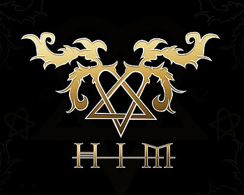 HIM, heartagram, logo, synbol, tattoo, band HD wallpaper