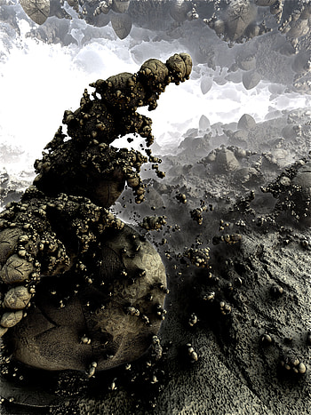 Structure, 3D, Fractal, Volume HD phone wallpaper