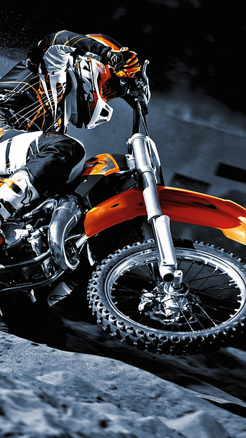 Ktm Bike , Night, Theme HD phone wallpaper