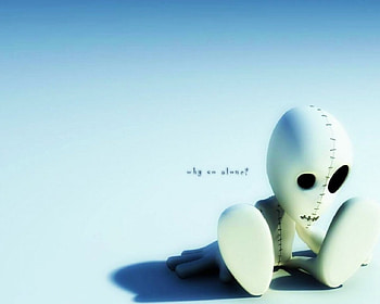 y so alone, toy, alone HD wallpaper
