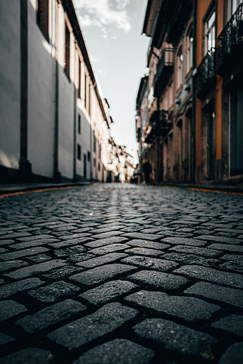 Cities, City, Building, Street, Paving Stones, Sett HD phone wallpaper