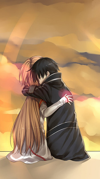 Anime Sword Art Online Kirito Asuna Yuuki. 132669 HD phone wallpaper