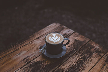 A cup of coffee, Coffee, Cup, Brown, Table HD wallpaper