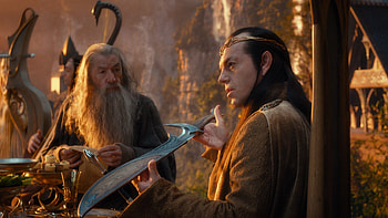 Gandalf, Hobbit, Hugo Weaving, Ian McKellen HD wallpaper