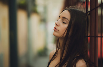 Girls Closed Eyes , girls, model HD wallpaper