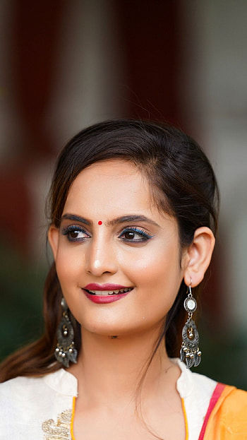 Drithi Patel, telugu actress, sexy seductive HD phone wallpaper