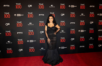 Huda Kattan, Red Carpet HD wallpaper