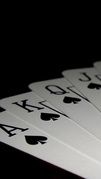 Poker black aesthetic, Black and white , Wall, Sports HD phone wallpaper