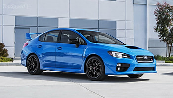 2015 Subaru Series.HyperBlue WRX STI, Wing, Black Rims, 2015, Blue HD wallpaper
