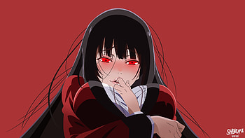 Hot Kakegurui, jabami yumeko, red eyes HD wallpaper