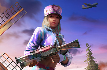 Sniper girl, PUBG, 2020, game art HD wallpaper