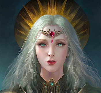 Angel, luminos, frumusete, art, chanhoo, gorgeous, girl, jewel, superb, fantasy, chan hoo, face HD wallpaper