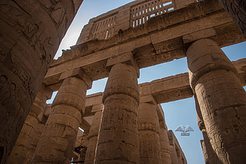 Karnak Temple, Painted architrave, Ancient past, Luxor HD wallpaper