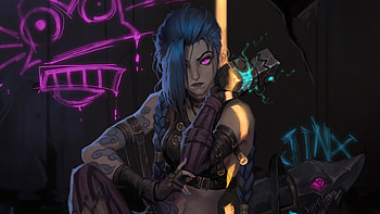Arcane Jinx Fanart, arcane, netflix, jinx-league-of-legends, tv-shows, league-of-legends, artstation HD wallpaper