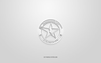 Al-Najma SC, creative 3D logo, white background, Bahraini Premier League, 3d emblem, QSL, Bahraini Football Club, Manama, Bahrain, 3d art, football, Al-Najma SC 3d logo HD wallpaper