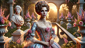 Marie Antoinette, fantasy, Epoch, woman, pink HD wallpaper