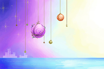 Abstract, Sea, New Year, Toys HD wallpaper