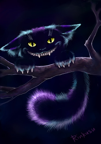 Artwork, Cheshire Cat HD phone wallpaper