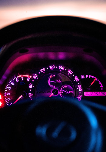 Lexus, Cars, Glow, Salon, Speedometer, Lexus Is 200 HD phone wallpaper
