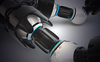 Shine, Light, 3D, Form, Robot, Compound HD wallpaper