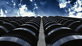 Cities, Architecture, Building, Facade, Bottom View HD wallpaper
