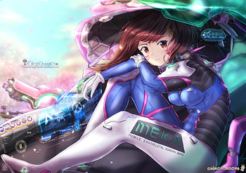 D Va Overwatch, dva-overwatch, overwatch, games, artwork, deviantart HD wallpaper