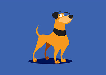 Art, Vector, Dog, Illustration, Nice, Sweetheart HD wallpaper