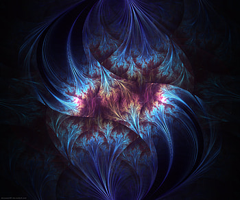Chilled Flames Abstract, abstract, digital-art, deviantart HD wallpaper