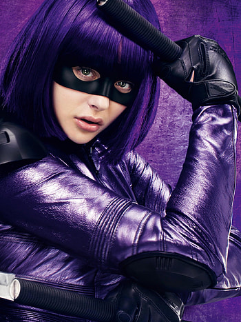 Kick-Ass character, Hit-Girl , Batman , Wasteland aesthetic HD phone wallpaper