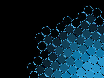 Black Blue Hexagon Pattern Resolution , Abstract , , and Background, Dark Hexagon HD wallpaper