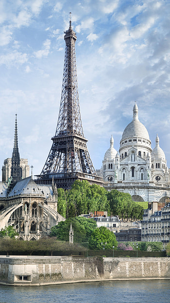 Paris Skyline, Vertical , Stunning backgrounds, Top-rated collection HD phone wallpaper