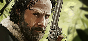 Rick Walking Dead Artwork, the-walking-dead, tv-shows, andrew-lincoln, artwork, digital-art, artist HD wallpaper