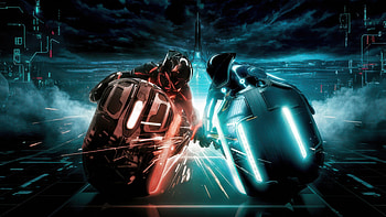 Tron: Ares — Neon Duel ( ) HD wallpaper