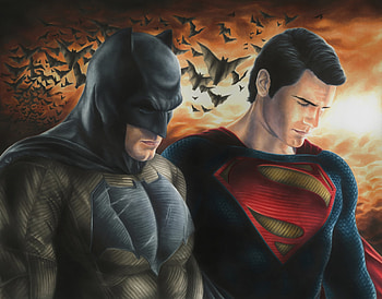 Batman And Superman Fanart, batman, superman, superheroes, artwork, digital-art, artist, artstation HD wallpaper