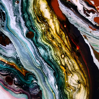 ArtAintHard, aqua, art, world, fluid, galaxy, space HD phone wallpaper