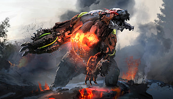Horizon Zero Dawn The Frozen Wilds Fireclaw , horizon-zero-dawn, games, pc-games, xbox-games, ps-games, 2018-games HD wallpaper
