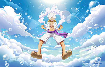 Luffy Gear 5, Monkey D. Luffy, Gear 5 (One Piece), Anime, One Piece HD wallpaper
