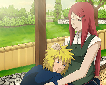 Kushina Uzumaki, Kushina and Minato, computer HD wallpaper