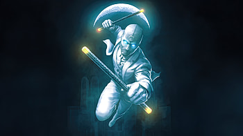 Portrait Of The Moon Knight, moon-knight, superheroes, artist, artwork, digital-art, deviantart HD wallpaper