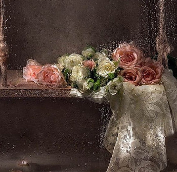 lovely still life, still life, bouquet, swing, flowers HD wallpaper