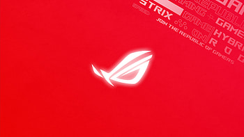 Rog Logo Red Background , republic-of-gamers, asus, computer, games, logo, abstract HD wallpaper