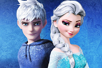 Elsa and Jack Frost - afari HD wallpaper