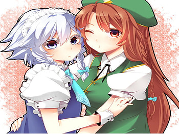 Eastern side Anime, eastern side anme, sakuya, anime girls, white hair HD wallpaper