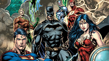 Flash, Wonder Woman, Comics, Justice League, Aquaman, Barry Allen, Batman, Cyborg (Dc Comics), Dc Comics, Green Lantern, Superman HD wallpaper