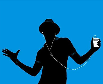 Ipod, shadow, music, vector, adbstract HD wallpaper