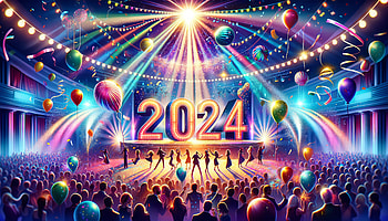 2024 Celebration Event, 2024, New Year 2024 HD wallpaper