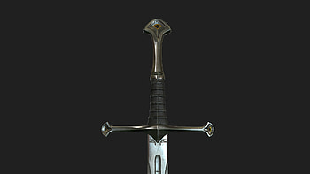 Narsil Sword, Anduril reimagined, Striking , Legendary weapon HD wallpaper